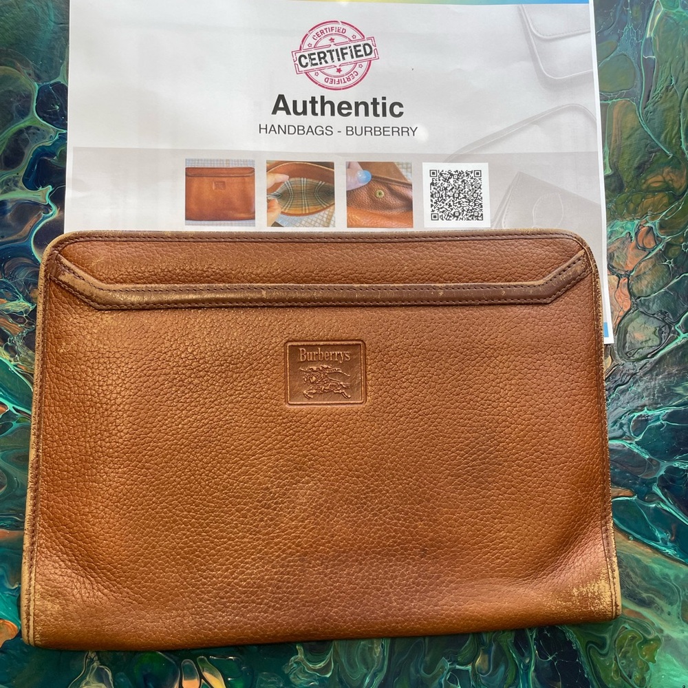 VINTAGE BURBERRY CLUTCH/pouch
